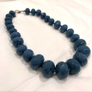 Teal Beaded Necklace
